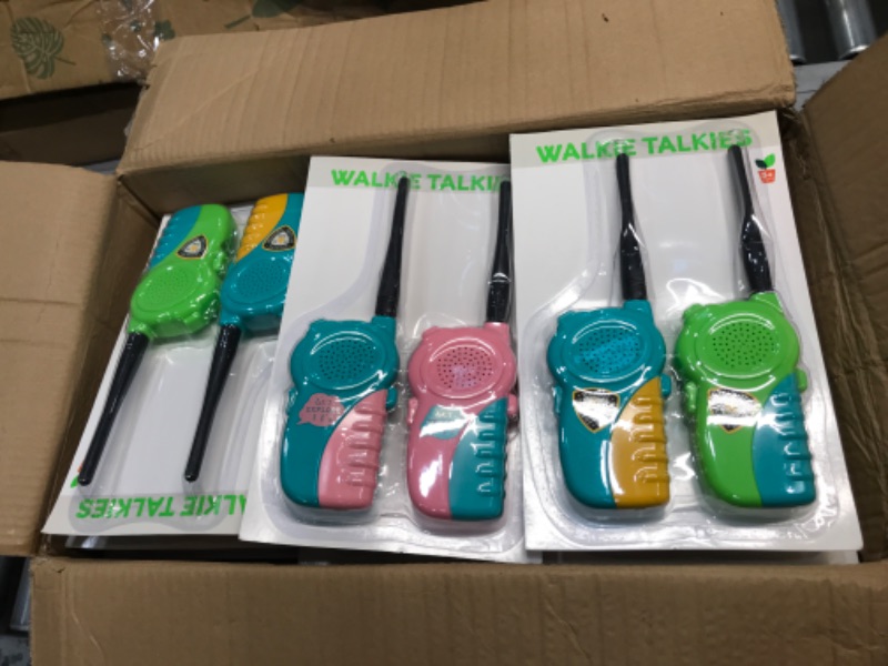 Photo 2 of Box of 24 2-Pack Children's Walkie Talkies