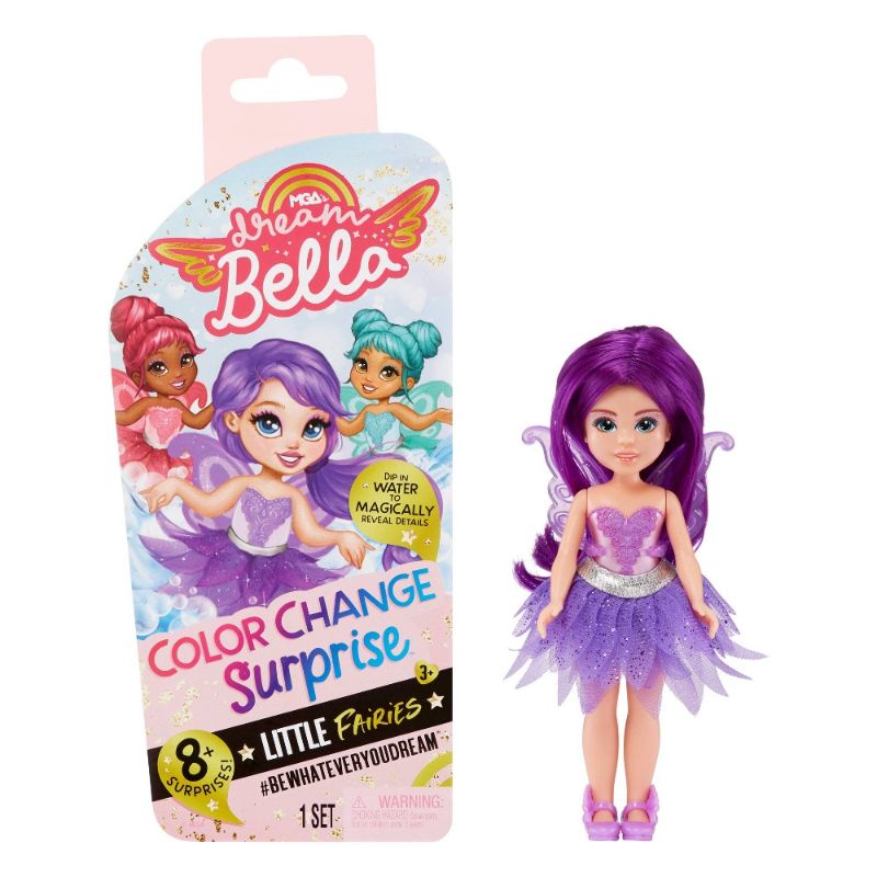 Photo 1 of 3 PACK Dream Bella Color Change Surprise Little Fairies Aubrey Doll
