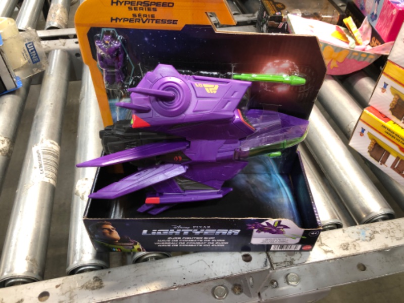 Photo 2 of Disney Pixar Lightyear Hyperspeed Series Zurg Fighter Ship & Zurg Figure
