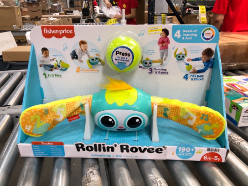 Photo 2 of Fisher-Price Rollin’ Rovee Interactive Musical Activity Learning Toy (1436422)
