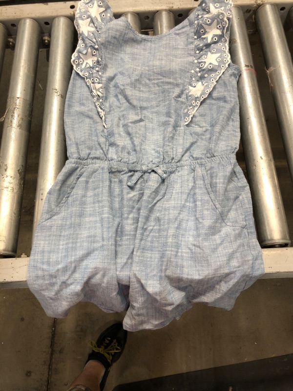 Photo 1 of Girs' Chambray Futter Seeve Americana Romper - Cat & Jack™
Size: L
