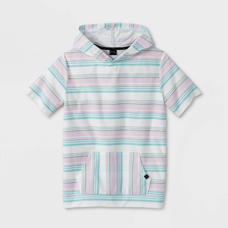 Photo 1 of Boys' Striped French Terry Hoodie Sweatshirt - Art Class™
Size: XL
