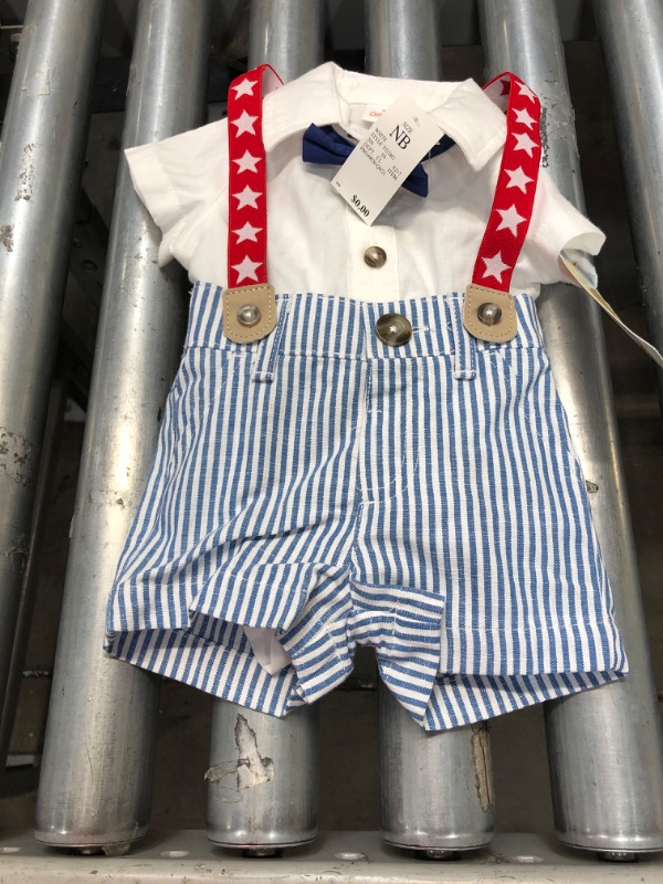 Photo 2 of Baby Boys' 'Little Man' Star Suspender Set - Cat & Jack™
Size: Newborn
