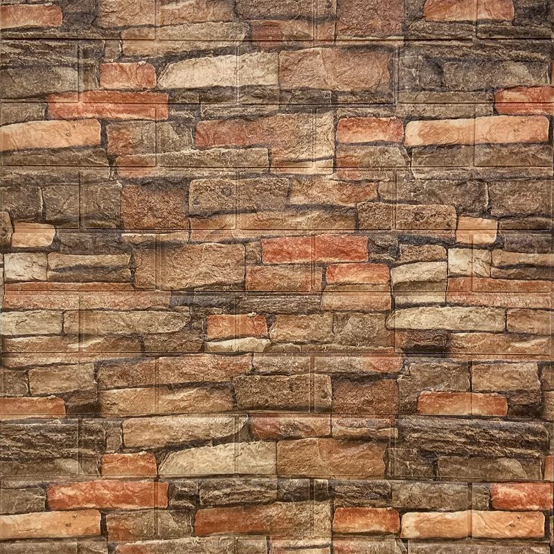 Photo 1 of 20 pack 
Yutianli 7mm Thick Anti-Collision self Adhesive 3D Wall Panels Peel and Stick,10-Pack 57 Sq.Ft Antique Foam Wall Panel Faux Brick Wall Panels Faux Stone Wall Panels for Bedroom 