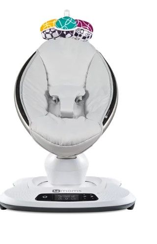 Photo 1 of 4moms MamaRoo®4, 5 Unique Motions, Bluetooth Enabled Baby Swing, Grey Classic
