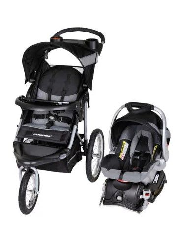 Photo 1 of Baby Trend Expedition Travel System Stroller, Millennium White
