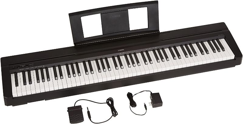Photo 1 of *NONFUNCTIONAL* YAMAHA P71 88-Key Weighted Action Digital Piano with Sustain Pedal and Power Supply (Amazon-Exclusive)
