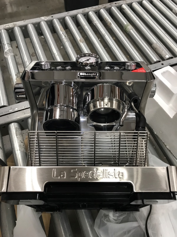 Photo 5 of **PARTS ONLY**De'Longhi La Specialista Espresso Machine with Sensor Grinder, Dual Heating System, Advanced Latte System & Hot Water Spout for Americano Coffee or Tea, Stainless Steel, EC9335M
