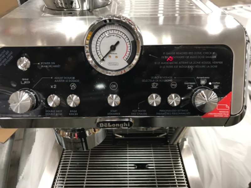 Photo 3 of **PARTS ONLY**De'Longhi La Specialista Espresso Machine with Sensor Grinder, Dual Heating System, Advanced Latte System & Hot Water Spout for Americano Coffee or Tea, Stainless Steel, EC9335M
