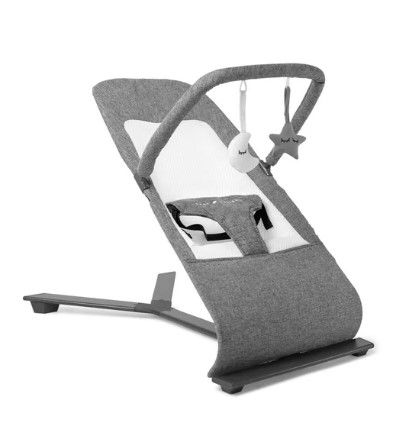 Photo 1 of Baby Delight Go With Me Alpine - Deluxe Portable Bouncer in Charcoal Tweed - For Use 0-6 Months or up to 20lbs
