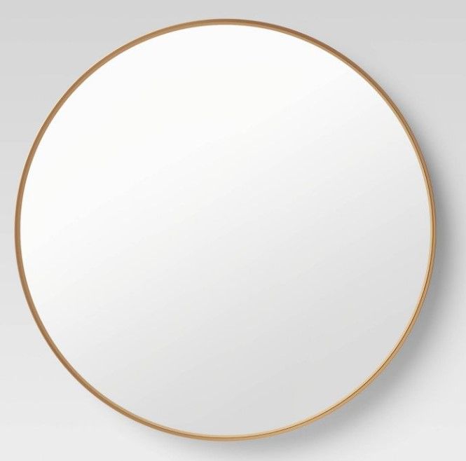 Photo 1 of 30" Flush Mount Round Decorative Wall Mirror - Project 62™

