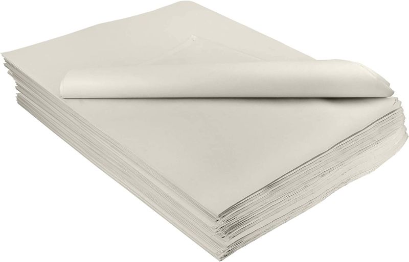 Photo 1 of 200 Large Sheets Newsprint Packing Paper Unprinted Blank 30 x 22 Inch