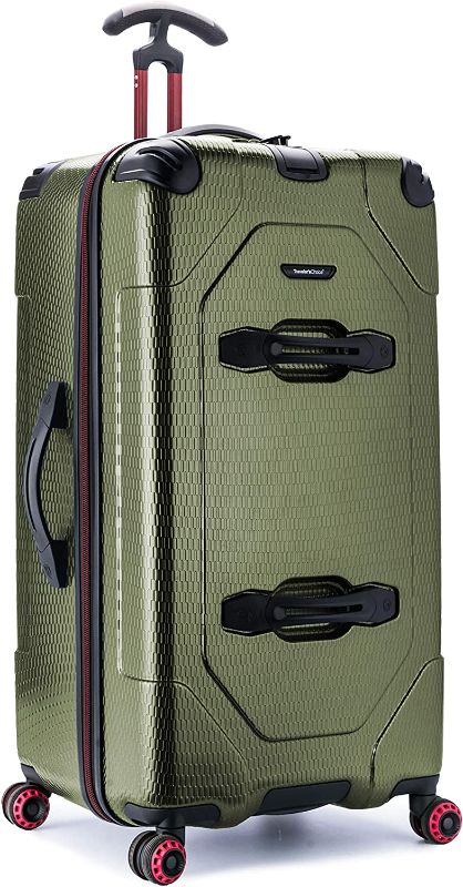 Photo 1 of Traveler's Choice Maxporter II 30" Hardside Spinner Trunk Luggage, Dark Green
