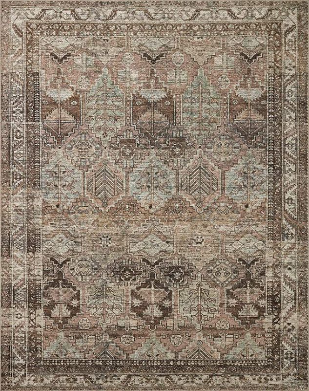 Photo 1 of Amber Lewis x Loloi Billie Collection BIL-03 Clay / Sage, Traditional 2'-3" x 3'-9" Accent Rug
