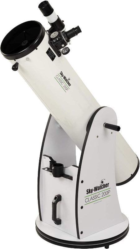 Photo 1 of **INCOMPLETE** SEE COMMENT
***BOX 1 OF 2 ONLY***
Sky Watcher Classic 200 Dobsonian 8-inch Aperature Telescope – Solid-Tube – Simple, Traditional Design – Easy to Use, Perfect for Beginners, White (S11610)
