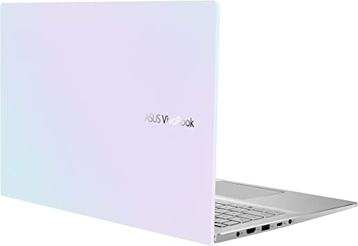 Photo 1 of ASUS VivoBook S15 S533 Thin and Light Laptop, 15.6” FHD Display, Intel Core i7-1165G7 CPU, 16GB DDR4 RAM, 512GB PCIe SSD, Fingerprint Reader, Wi-Fi 6, Windows 10 Home, Dreamy White, S533EA-DH74-WH