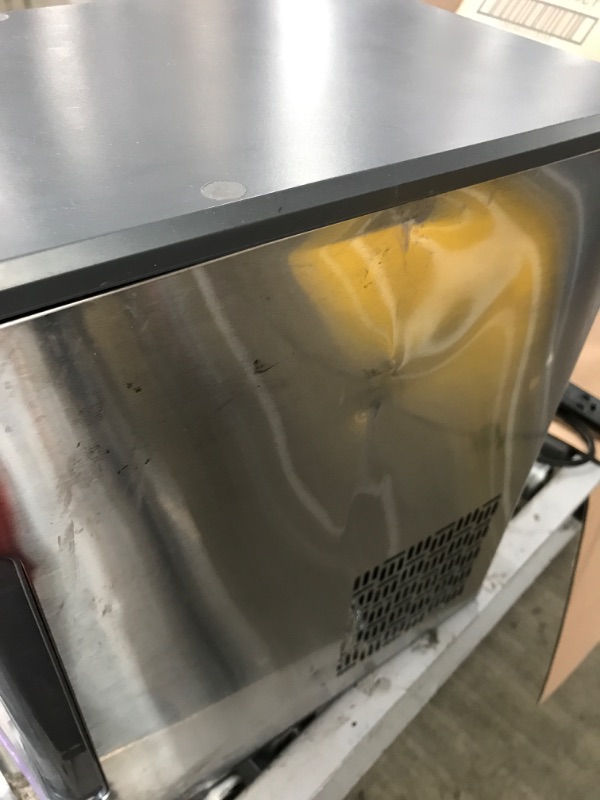 Photo 5 of DAMAGED!! GE Profile Opal | Countertop Nugget Ice Maker with Side Tank | Portable Ice Machine with Bluetooth Connectivity | Smart Home Kitchen Essentials | Stainless Steel Finish | Up to 24 lbs. of Ice Per Day
**DENTS**