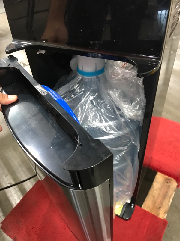 Photo 6 of DAMAGED, Brio 520 Series No Line Bottom-Loading Water Cooler with Built-in 2 Stage Water Filter
**CRACKED OPEN ON THE SIDE, BOTTOM PART DOES NOT SHUT**