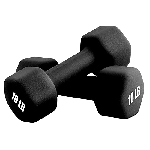 Photo 1 of 1 SINGLE Portzon Neoprene Dumbbell,1-15 LB, Anti-Slip, Anti-roll, Hex Shape
