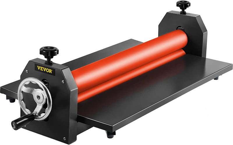 Photo 1 of VEVOR 51 Inch Cold Laminator Machine 10mm Manual Vinyl Photo Film Cold laminator Hand Crank Pressure Cold Roll laminator(51Inch)
