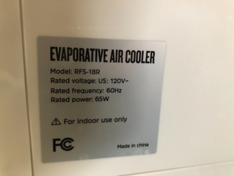 Photo 3 of evaporative air cooler RFS-18R