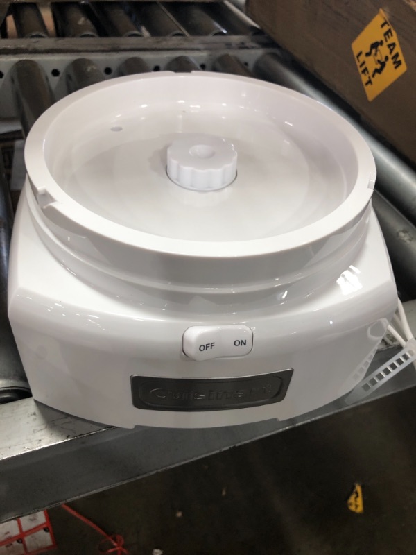 Photo 1 of Cuisinart Ice Cream/Frozen Yogurt Maker in White
