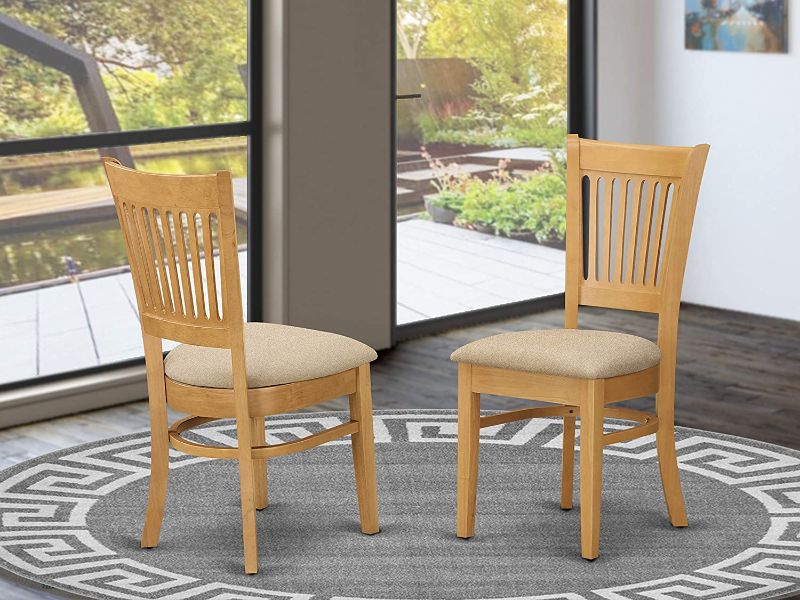 Photo 1 of ***LIKE NEW***
East West Furniture VAC-OAK-C Dining Chairs, Upholstered Seat
