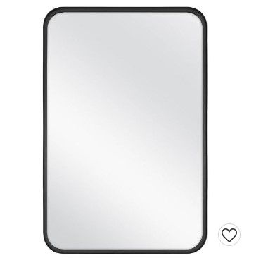 Photo 1 of 24" x 36" Rectangular Decorative Mirror with Rounded Corners - Threshold™ designed with Studio McGee


