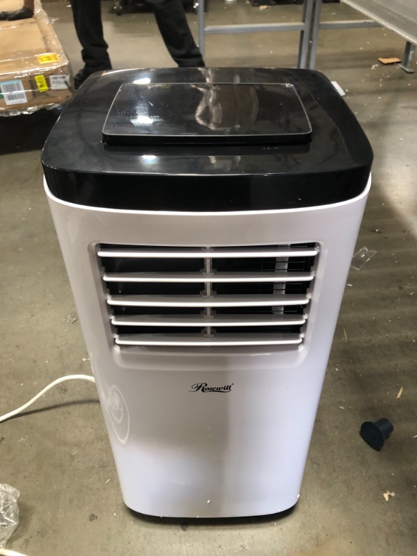 Photo 1 of (NOT FUNCTIONAL, PARTS ONLY)Rosewill Portable Air Conditioner 7000 BTU, AC Fan & Dehumidifier 3-in-1 Cool/Fan/Dehumidify w/Remote Control, Quiet Energy Efficient Self Evaporation AC Unit for Single Room Use, RHPA-18001
**MAKES LOUD NOISE AND SHAKES WHEN P