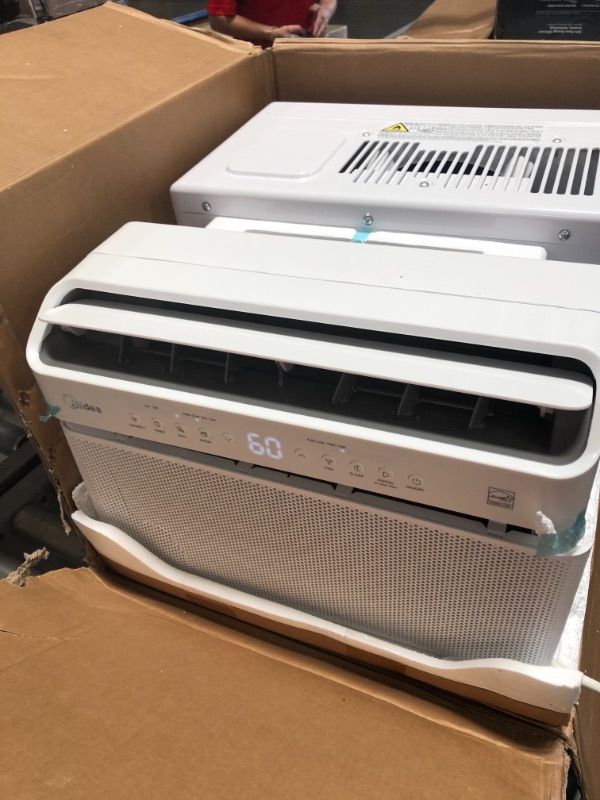 Photo 6 of (DAMAGE)Midea 8,000 BTU U-Shaped Inverter Window Air Conditioner WiFi, 9X Quieter, Over 35% Energy Savings ENERGY STAR MOST EFFICIENT
**FRON VENT DAMAGED**