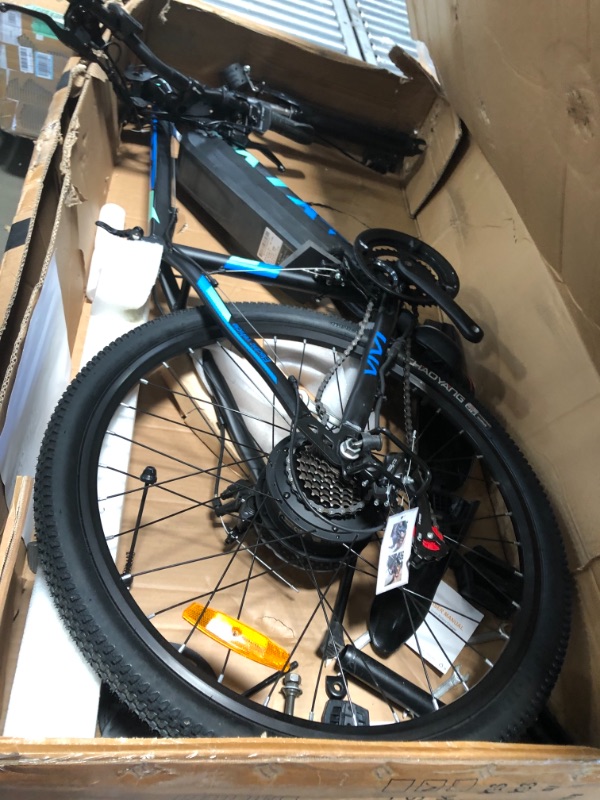 Photo 7 of (NOT FUNCTIONAL)VIVI Electric Bike Electric Mountain Bike 26" Electric Bicycles for Adults, 350W Motor Ebike with Removable 36V Lithium-Ion Battery and 21 Speed Gears-20MPH & 50 Miles E-Bikes Adults
**DID NOT POWER ON, TIRES NEED AIR**