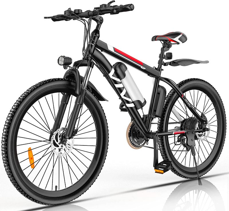 Photo 1 of (NOT FUNCTIONAL)VIVI Electric Bike Electric Mountain Bike 26" Electric Bicycles for Adults, 350W Motor Ebike with Removable 36V Lithium-Ion Battery and 21 Speed Gears-20MPH & 50 Miles E-Bikes Adults
**DID NOT POWER ON, TIRES NEED AIR**