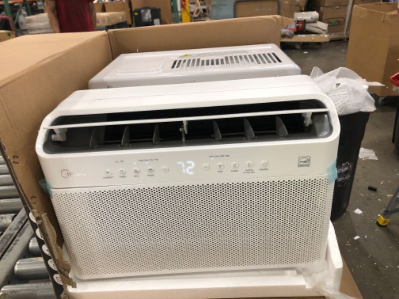 Photo 3 of Midea MAW12V1QWT Smart Window Air Conditioner 8000BTU
