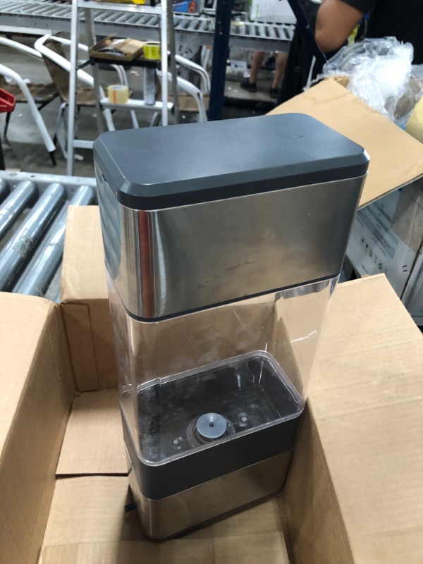 Photo 3 of DAMAGED ITEM
GE Profile Opal | Countertop Nugget Ice Maker with Side Tank | Portable Ice Machine Makes up to 24 lbs. of Ice Per Day | Stainless Steel Finish
