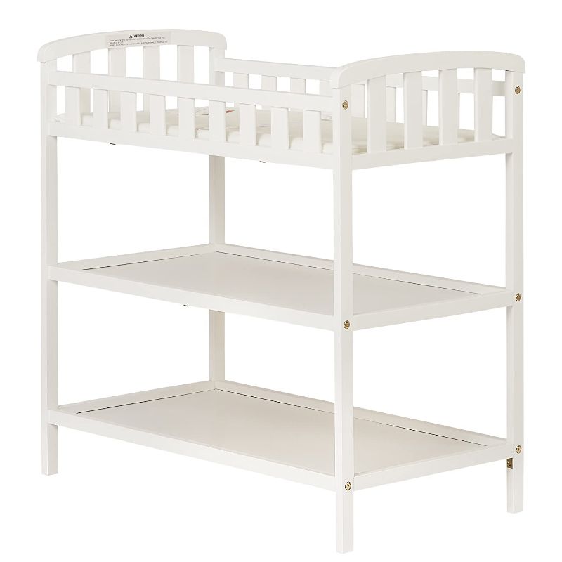 Photo 1 of Dream On Me Emily Changing Table in White , 36.5x20x39 Inch (Pack of 1)
