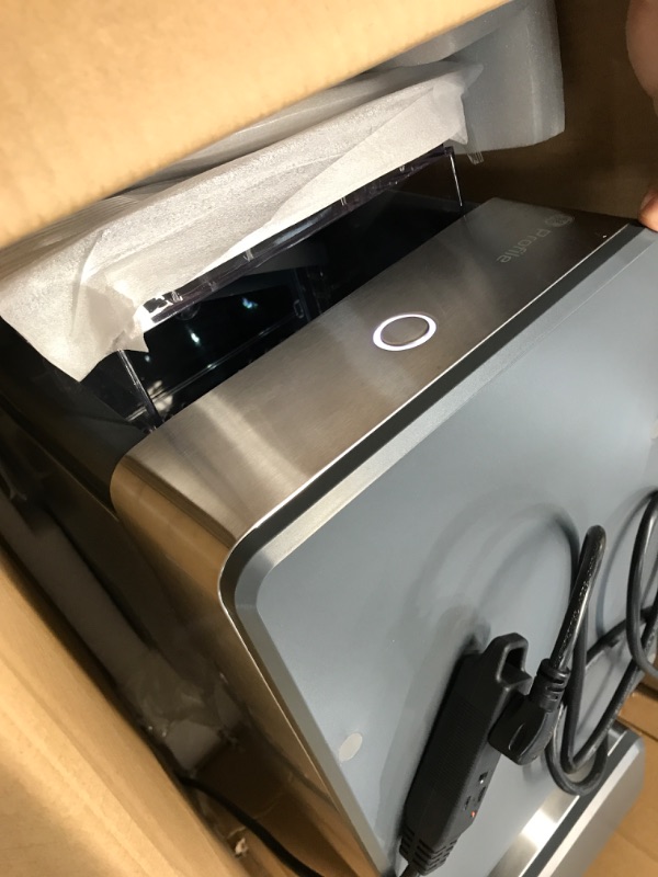 Photo 4 of GE Profile Opal | Countertop Nugget Ice Maker with Side Tank | Portable Ice Machine Makes up to 24 lbs. of Ice Per Day | Stainless Steel Finish
