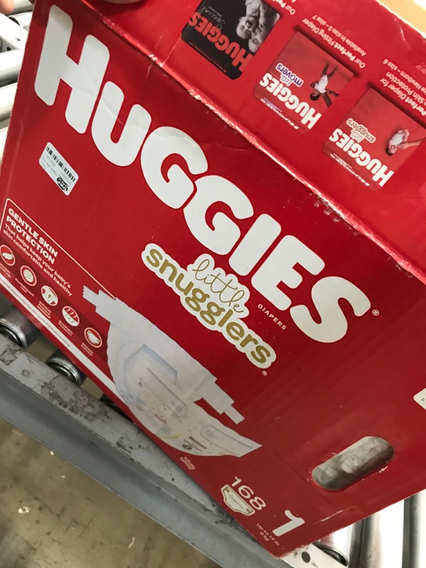 Photo 3 of Huggies Little Snugglers Baby Diapers – (168) SIZE 1

