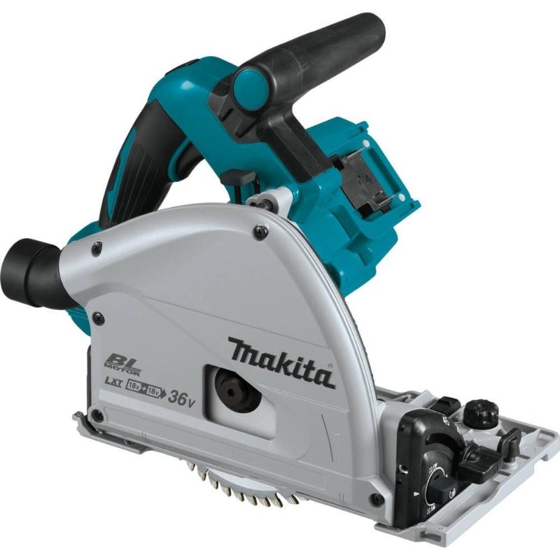 Photo 1 of 
Makita
18V X2 LXT Lithium-Ion (36V) Brushless Cordless 6-1/2 in. Plunge Circular Saw (Tool Only) with 55T Carbide Blade