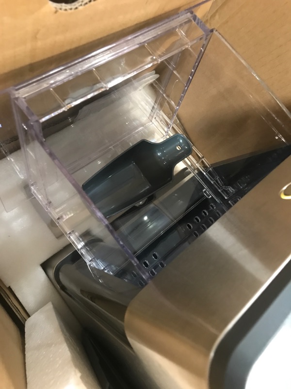 Photo 4 of GE Profile Opal | Countertop Nugget Ice Maker with Side Tank | Portable Ice Machine Makes up to 24 lbs. of Ice Per Day | Stainless Steel Finish
