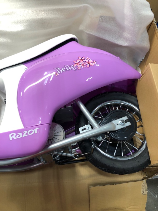 Photo 5 of Razor 24V Pocket Mod Betty Powered Ride-on - Purple
