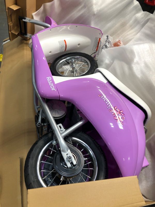 Photo 4 of Razor 24V Pocket Mod Betty Powered Ride-on - Purple
