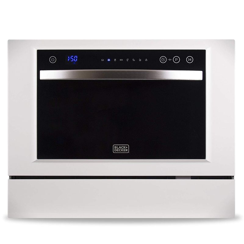 Photo 1 of DAMAGED-Black & Decker Countertop Dishwasher - White

