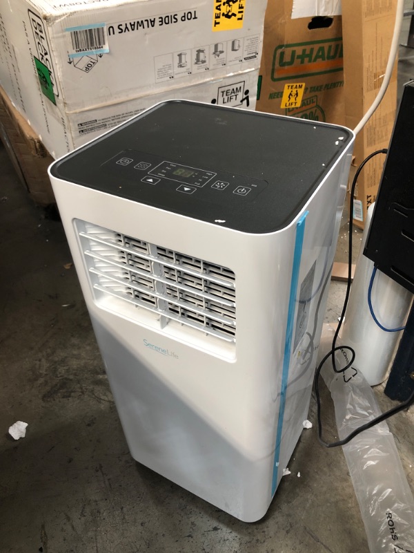 Photo 2 of SereneLife 8,000 BTU (5000 BTU DOE) Portable Air Conditioner a/C Cooling Unit with Dehumidifier and Fan Window Mount Kit in White
