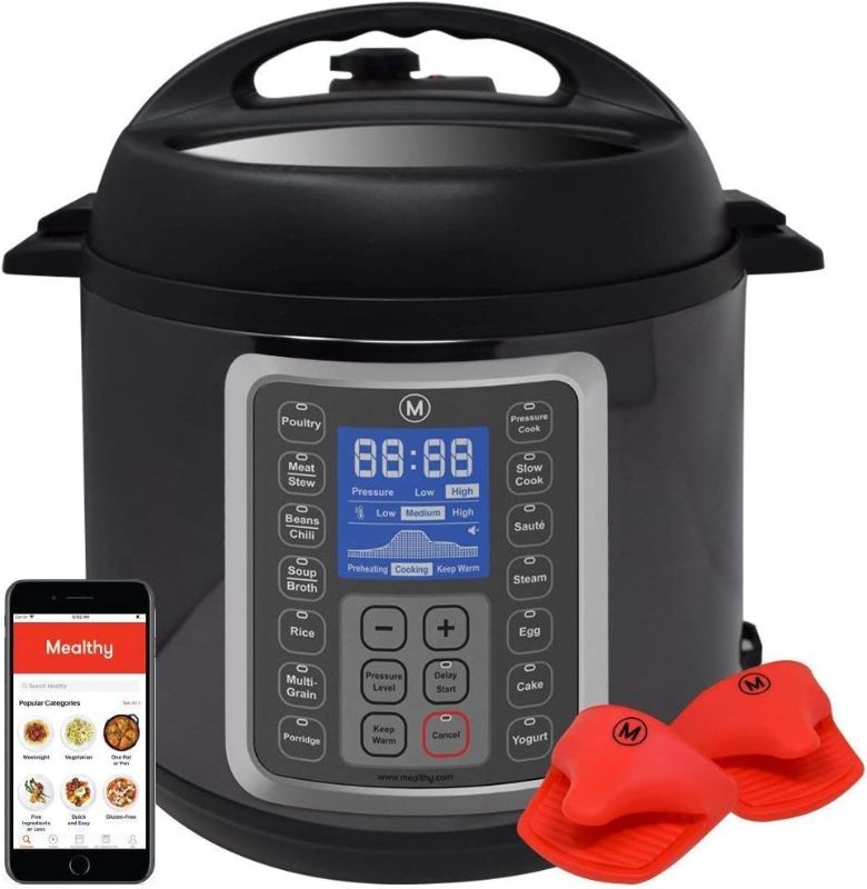 Photo 1 of USED AND NEEDS CLEANING
Mealthy MultiPot 9-in-1 Programmable Pressure Cooker 6 Quarts with Stainless Steel Pot, Steamer Basket, instant access to recipe app. Pressure cook, slow cook, sauté, rice cooker, yogurt, steam
