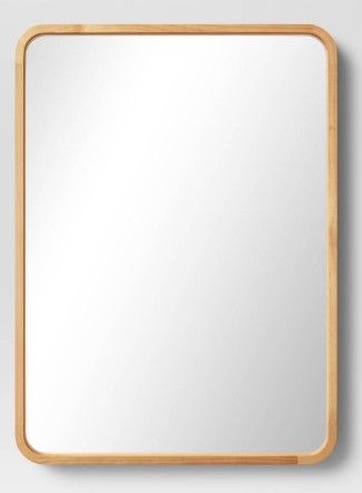 Photo 1 of 22" x 30" Rounded Rectangle Wall Mirror - Threshold™

