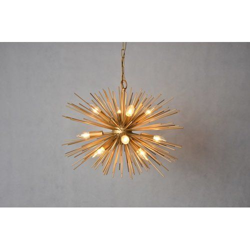 Photo 1 of AA Warehousing 12 Light Chandelier in Gold Finish
