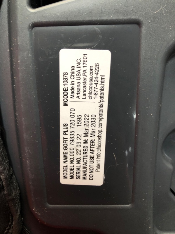 Photo 1 of Chicco GoFit Plus Backless Booster Car SEAT, Iron