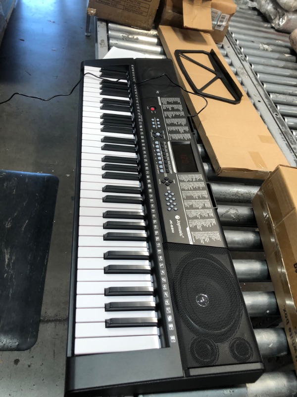 Photo 3 of 61key Standard Keys Keyboard with USB Music Player,Including Headphone,Stand,Stool & Power Supply-The electronic keyboards with the JOY and JOYMUSIC trademarks are on sale randomly
