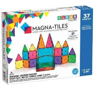 Photo 1 of MAGNA-TILES Clear Colors 37pc Set

