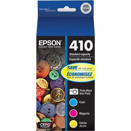 Photo 1 of Epson 410 Single & 4pk Ink Cartridges - Black, Multicolor

